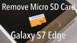 Check spelling or type a new query. Samsung Galaxy S7 Edge How To Remove A Micro Sd Card Memory Card Youtube
