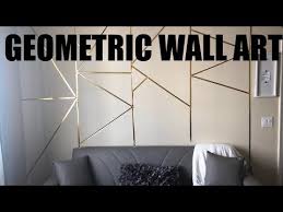 Diy Geometric Wall Art Under 10