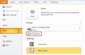 How To Create A Customized Print Style In Your Outlook Data