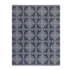 colome tile indoor outdoor rug blue