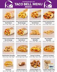 taco bell items for every t