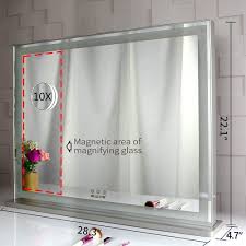 beauty salon mirror with led backlit