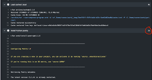 install python poetry in github actions