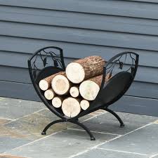 Arced Firewood Log Holder