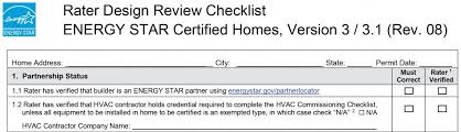 Energy Star Rater Design Review