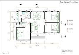 bungalow house plan 12x8 meter 40x27