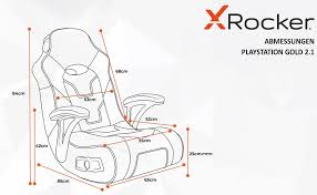 Choose from contactless same day delivery, drive up and more. X Rocker Sony Playstation Gold 2 1 Gaming Chair Floor Rocker With 2 1 Sound System Amazon De Mp3 Hifi