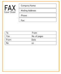 free fax cover sheet pdf pdf format