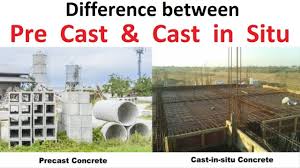 pre cast cast in situ concrete