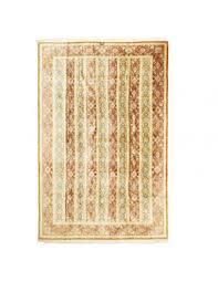 hand woven 6 x9 silk carpet of