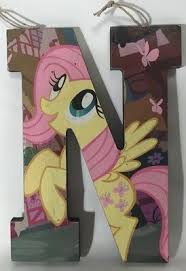 A brand of toy ponies originally created in 1982 and marketed primarily to girls. My Little Pony Twilight Fluttershy Story Book 8 Letter N Home Decor Room Art Ebay