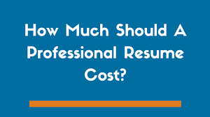 a resume writing service cost