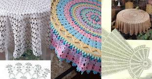 crochet round tablecloth tutorial