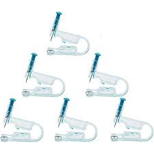 I've had a smiley piercing for well over 3 years now and i have no damage to my gums or teeth. Amazon Com 6pcs Disposable Safety Ear Piercing Gun Unit Tool No Pain Safety Sterile Piercing Gun With Ear Stud Pierce Kit Blue Beauty