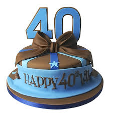birthday cake for his 40th birthday