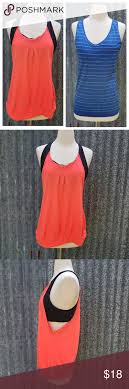 Lot Of 2 Xl Bcg Academy Workout Built In Bra Tops Lot Of 2