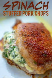 spinach stuffed pork chops low carb