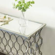 Mirrored Glass Top 67058