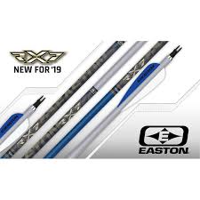 Easton Rx7 Two Tone Blue Silver Recurve Fletched Arrows Set Of 6 Es05
