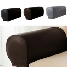 2pcs set pu leather sofa armrest covers