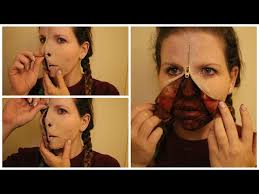 full zipper face sfx makeup tutorial