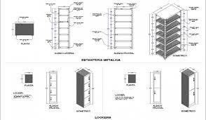 lockers and cabinet drawing in dwg file