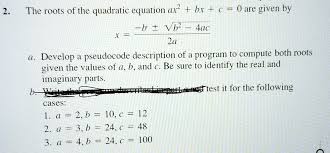 Quadratic Equation Ax