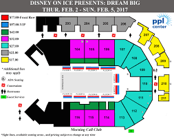 Ppl Center Seating Chart Disney On Ice Elcho Table