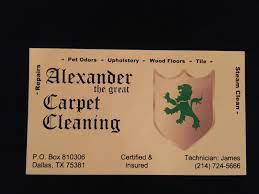 alexander the great carpet cleaning