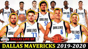 Dallas is one of the up and coming teams in the western conference and it starts with luka doncic drawing starts at point. Dallas Mavericks Line Up 2019 2020 Youtube