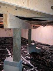 sagging floor joists fixed in ottertail mn