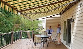 retractable awnings fabric shades