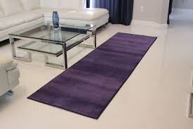 cut purple carpet runner purple home