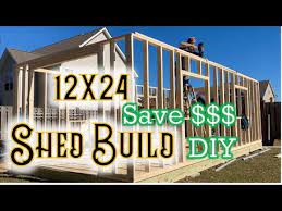 12x24 shed build part 1 you