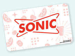 gift cards sonic