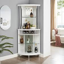 home source industries 31 5 in x 72 in white corner bar cabinet dc04 wh lw