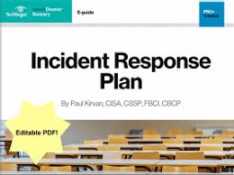 Free Cybersecurity Incident Response Plan Template