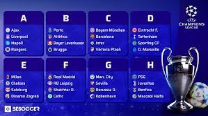 Ligue Des Champions - Here are the groups for the 2022/23 Champions League