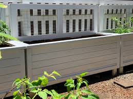 Diy Raised Bed Planter Box Design With
