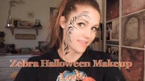 zebra halloween makeup 2016 you