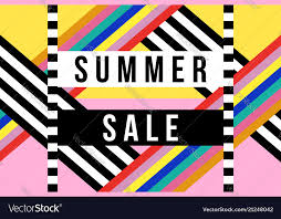Summer Season Sale Sign For Business Discount