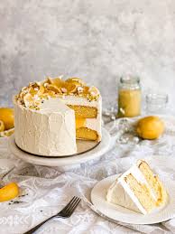 dairy free lemon cake caked by katie