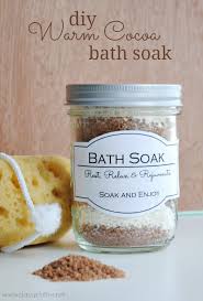 homemade bath salts will make tub time