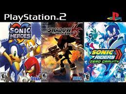 all sonic games on ps2 you