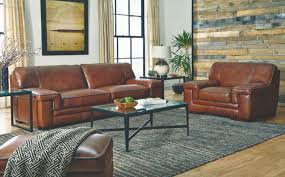 Macco Leather Power Living Room Set By