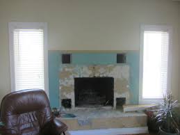 Mantel Shelf With A Firplace With Vents