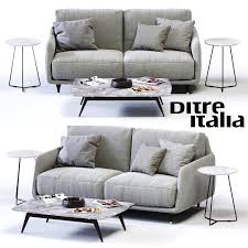 3d model ditre italia elliot 2 er sofa