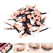 100x disposable makeup brushes double