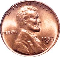 1953 D Wheat Penny Value Cointrackers
