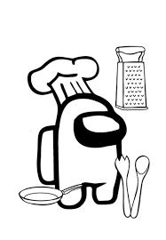 We love chefs coloring pages and we know your kids will too. Among Us Chef Coloring Page Free Printable Coloring Pages For Kids
